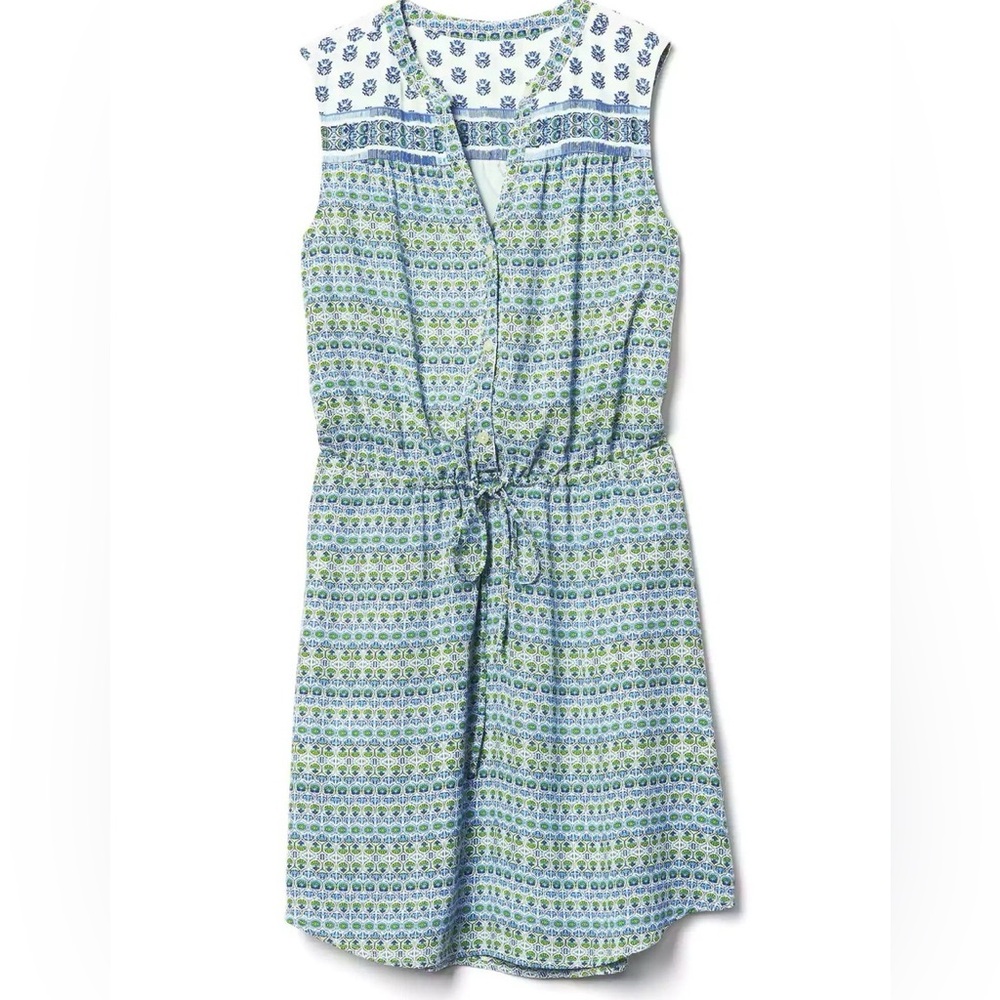 Gap Sleeveless Medallion Print Shirt Dress